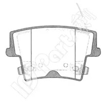 Комплект тормозных колодок IPS Parts IBR-1087