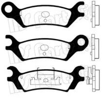 Комплект тормозных колодок IPS Parts IBR-1300