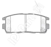 Комплект тормозных колодок IPS Parts IBR-1W02