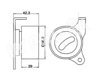 Натяжитель IPS Parts ITB-6215