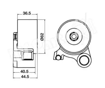 Натяжитель IPS Parts ITB-6221