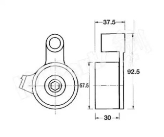 Натяжитель IPS Parts ITB-6227