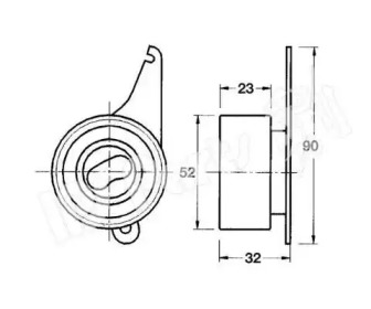 Натяжитель IPS Parts ITB-6303