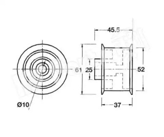 Натяжитель IPS Parts ITB-6321