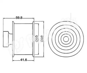 Натяжитель IPS Parts ITB-6324