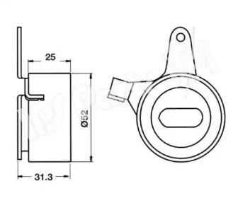 Натяжитель IPS Parts ITB-6341