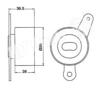 Натяжитель IPS Parts ITB-6400