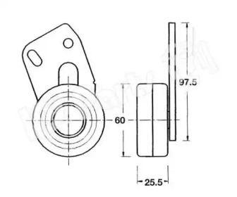 Натяжитель IPS Parts ITB-6408