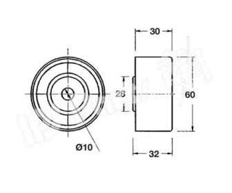 Натяжитель IPS Parts ITB-6410