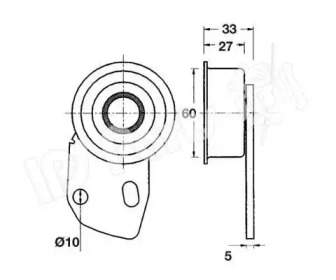 Натяжитель IPS Parts ITB-6412