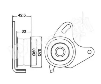 Натяжитель IPS Parts ITB-6501