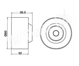 Натяжитель IPS Parts ITB-6513