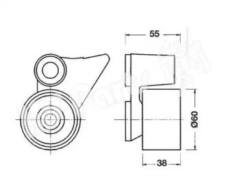 Натяжитель IPS Parts ITB-6520