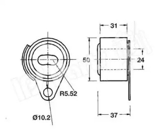 Натяжитель IPS Parts ITB-6525