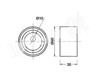 Натяжитель IPS Parts ITB-6528