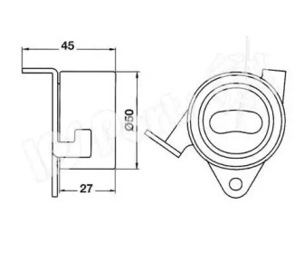 Натяжитель IPS Parts ITB-6600