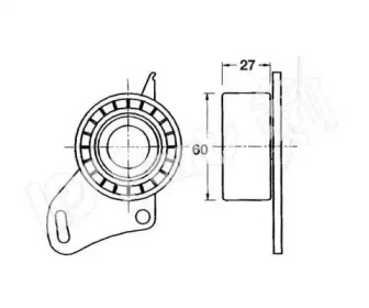 Натяжитель IPS Parts ITB-6602