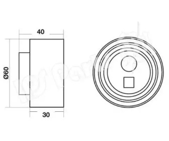 Натяжитель IPS Parts ITB-6817