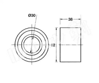 Натяжитель IPS Parts ITB-6906