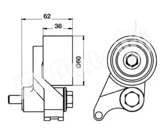 Натяжитель IPS Parts ITB-6920