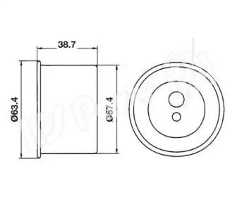 Натяжитель IPS Parts ITB-6H07