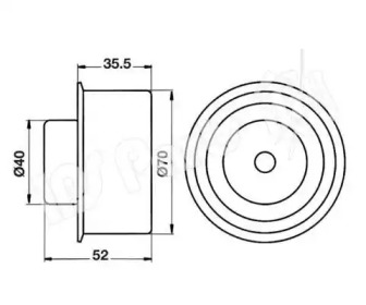 Натяжитель IPS Parts ITB-6K33