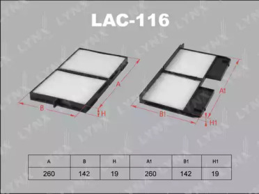 Фильтр LYNXauto LAC-116