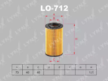 Фильтр LYNXauto LO-712