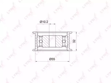 Ролик LYNXauto PB-3011
