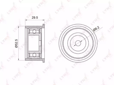 Ролик LYNXauto PB-3026