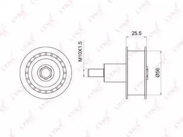 Ролик LYNXauto PB-3029