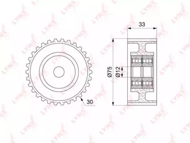 Ролик LYNXauto PB-3042