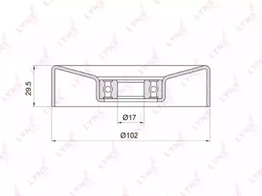 Ролик LYNXauto PB-5033