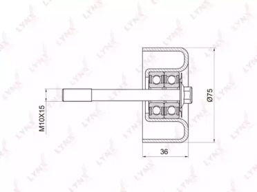Ролик LYNXauto PB-7026