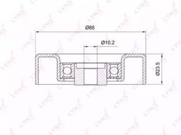 Ролик LYNXauto PB-7030