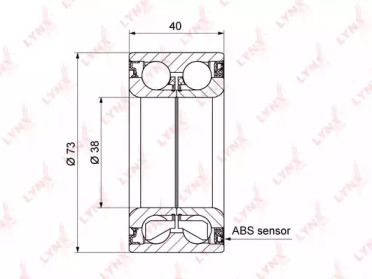 Комплект подшипника LYNXauto WB-1324