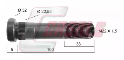 Болт CASALS 21215