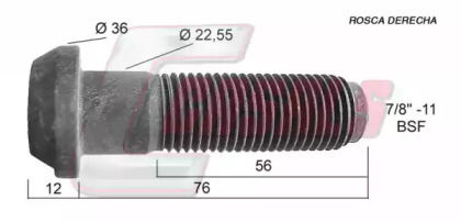 Болт CASALS 21295