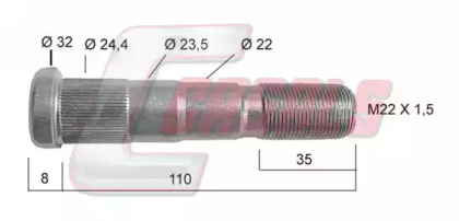 Болт CASALS 21389