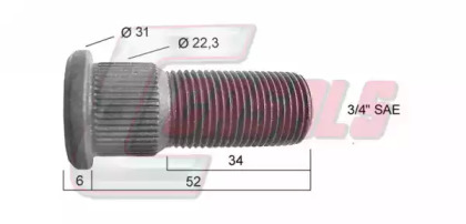Болт CASALS 21423