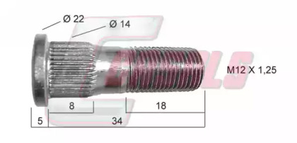 Болт CASALS 21446