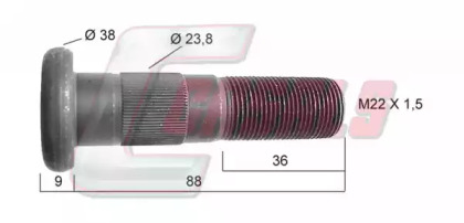 Болт CASALS 21459