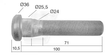 Болт CASALS 21530