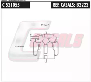 Баллон пневматической рессоры CASALS B2223