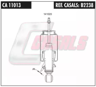 Баллон пневматической рессоры CASALS B2238