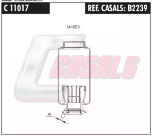 Баллон пневматической рессоры CASALS B2239