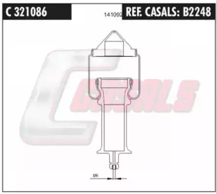 Баллон пневматической рессоры CASALS B2248