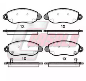 Комплект тормозных колодок CASALS BKM5167