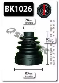 Комплект пыльника SHAFTEC BK1026