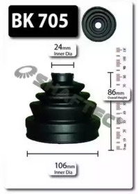 Комплект пыльника SHAFTEC BK705